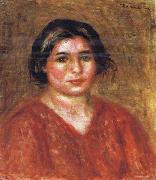 Gabrielle in a Red Blouse Pierre Renoir